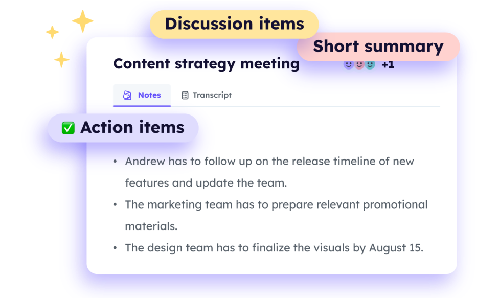 Instant Zoom meeting summaries