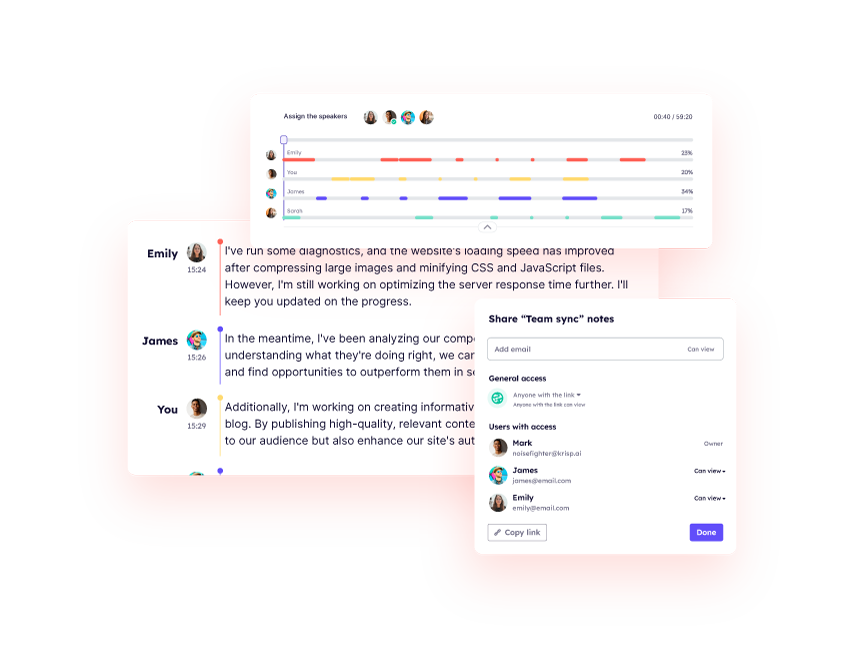Krisp AI Meeting Assistant summary