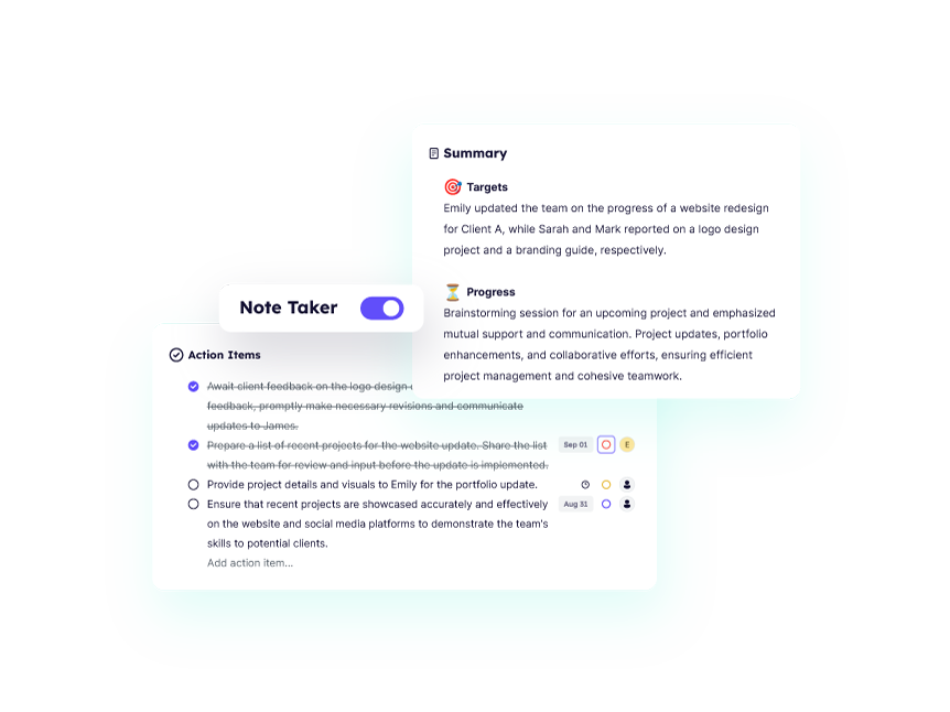 Krisp AI Assistant Action Items