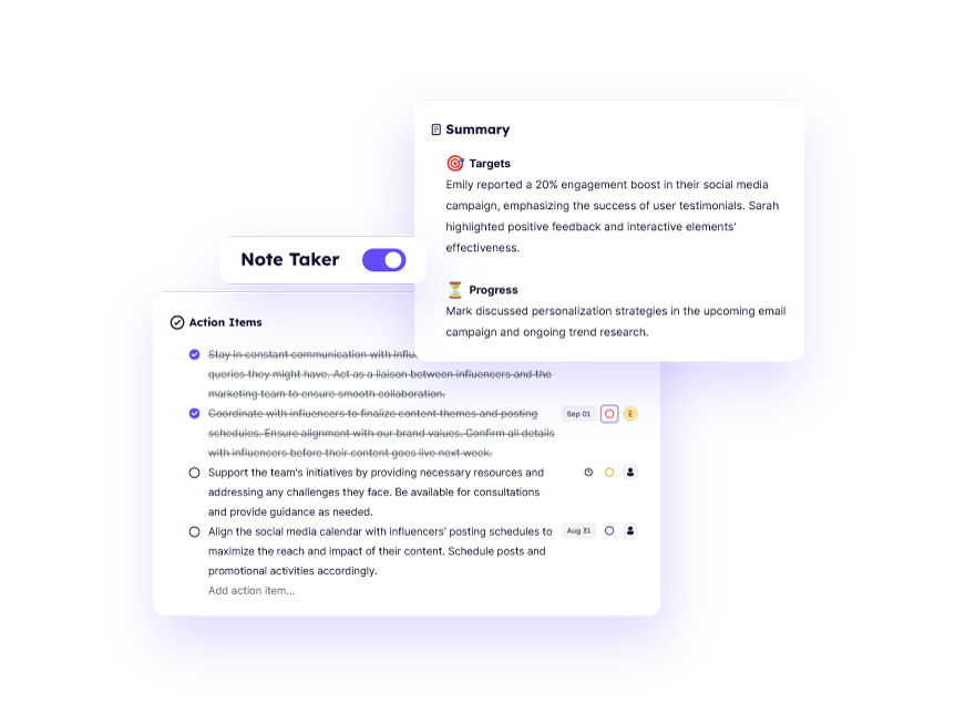 Krisp AI Meeting Assistant summary