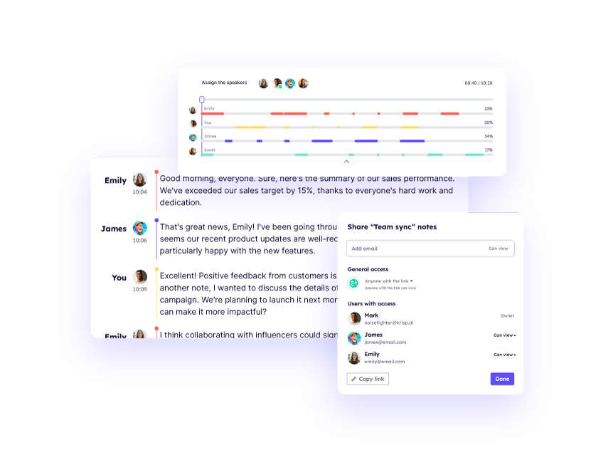 Krisp AI Meeting Assistant summary