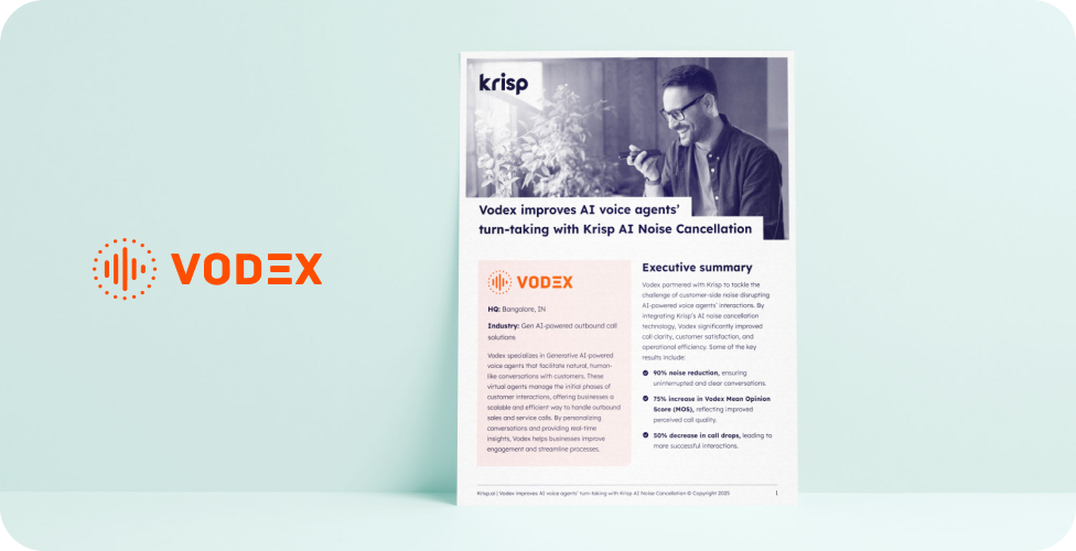 Vodex Case Study of Krisp